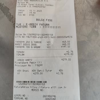 A101 Raf Ve Kasada Farklı Fiat
