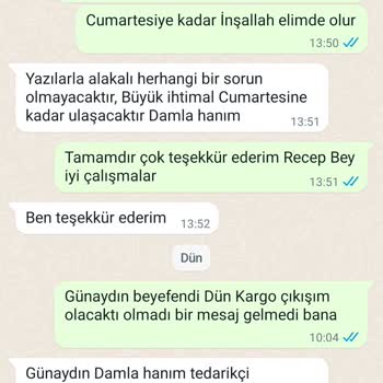 Yeşilay Kargoya Verilemeyen Ürün