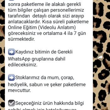 Evde Ekişi Paketleme Paketleme Acentası Başvuru