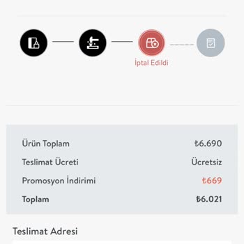 Vivense Onaysız Sipariş İptali.