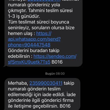 Sendeo Kargo Teslimatı Sorunları Yaşıyorum