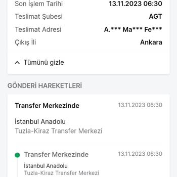 Trendyol Express Geciken Kargo Teslimatı