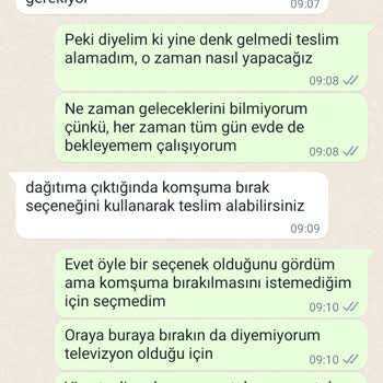 Hepsiburada Kargonun Teslim Edilememesi, Teslim Alacak. Bir Şube Olmaması