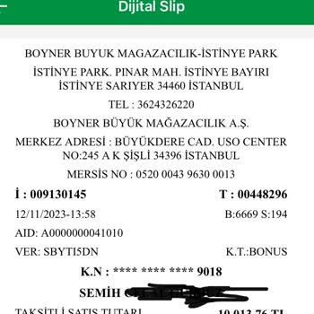 Boyner İstinyePark AVM'de Terzi Yamağı Gibi Dolaşmak (! )
