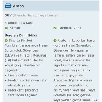 Alamo Rent A Car Booking Küçük Hasar Bedeli Olayı