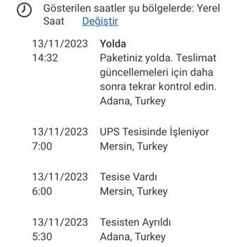 Dağıtıma Çıkmayan UPS Türkiye Kargosu Ve İletişimsizlik