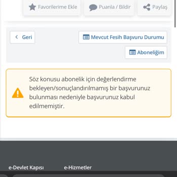 D-Smart Fesih İşlemleri