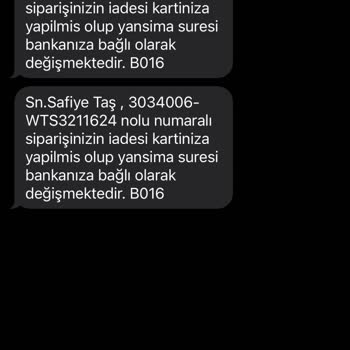 Watsons Ürün Siparişi Verdim Gelmiyor