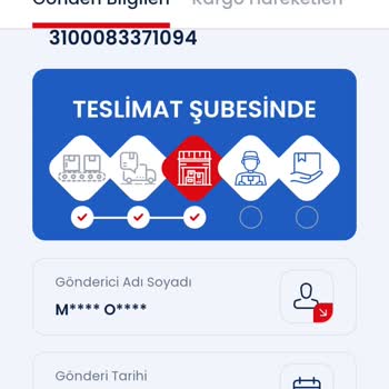 Kargo Şubede Duruyor. Pazarama Teslim Edildi Diyor.