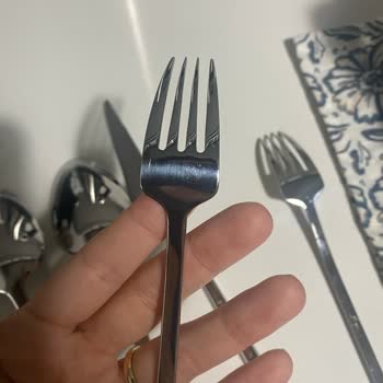 Jumbo Çatal Kaşık Takımı Çizilmesi