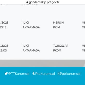PTT Kargo Mersin Yenişehir Akkent PTT Şubesi Müdür Ve Kurye Görevini Yapmıyor