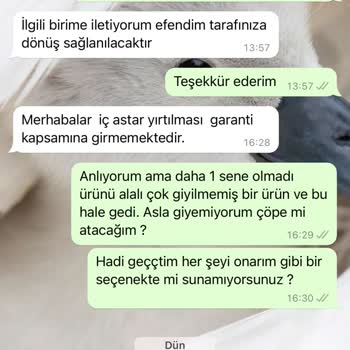 North Wild Asla Ürünlerinin Arkasında Durmayan Firma
