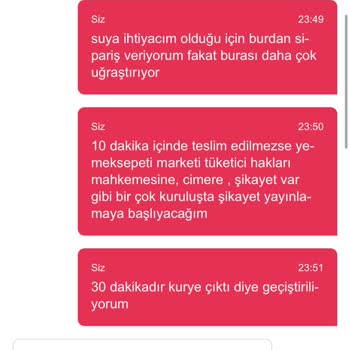 Yemeksepeti Market Siparişim Eksik Gönderildi