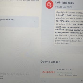 Akbank Paramı İade Etmiyor.