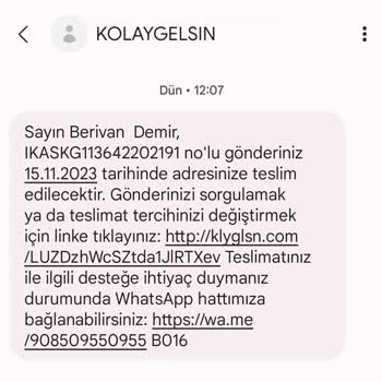 Kolay Gelsin Kargo Firmasının Saçmalıkları