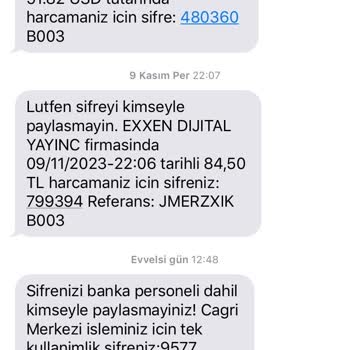 Exxen Bilgim Dışında Hesabımdan Para Çekilmiş