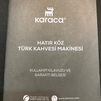 Karaca Hatır Köz Kahve Makinesi Çalışmıyor