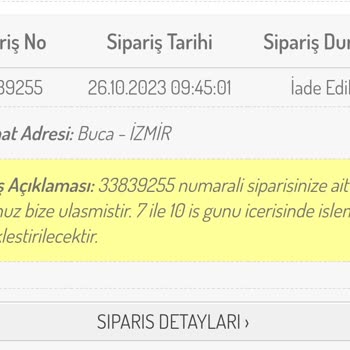 Sefamerve Ücret İadesi Yapmıyor