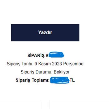 Porland Sipariş Hatasını Kabul Etmeyerek Ürünlerimi İptal Ediyor