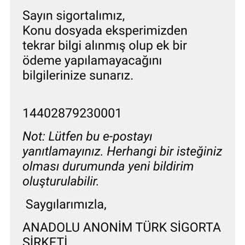 Anadolu Sigorta Hasar Ve Ödeme
