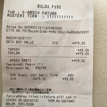 A101 Ürün Fiyat Uyuşmazlığı