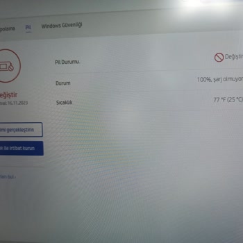 Jibo Bilişim Garanti Dışı HP Teknik Servis Batarya Değişimi