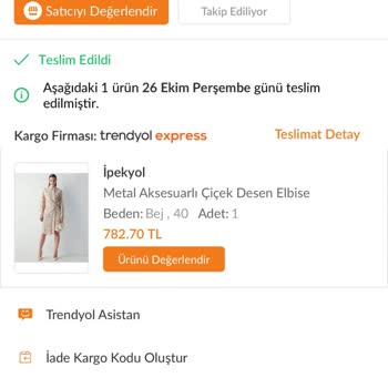 Trendyol Elime Ulaşmayan Karışan Ürünlerin İade Ödemesi