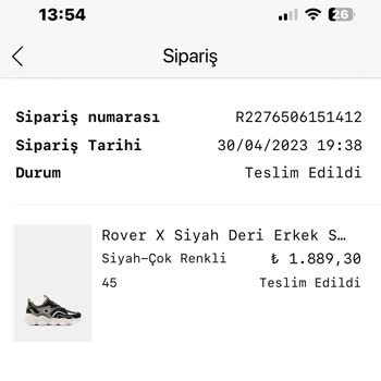 Vakkorama Skechers Kullanıcı Hatası Sebepli Dönüş