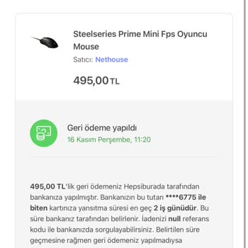 Hepsiburada Ellerinde Stok Olduğu Halde Değişim Yapılmaması