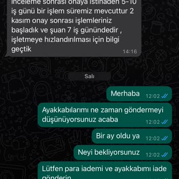 Online Lostra Ayakkabı Siparişim Gecikti