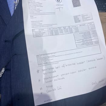 Efor Mağazacılık Ter Kokulu Takım Elbiseyi Teslim Etmeye Çalışan Efor Mağazası!