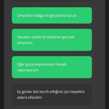 Oyun Hanem Hesap Sorunu/para İadesi