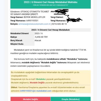 Otokoç Mutabakat Sorununda Muhatap Bulamıyorum