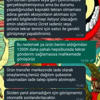 hepsiJET Yalan Beyan İle Ürün İadesi