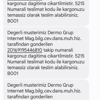Sürat Kargo Kargomu Geri Göndermişler!