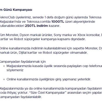 Teknosa Doğum Günü Kampanya Yalanı Ve Aldatmacası