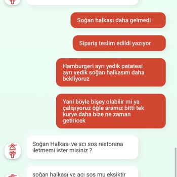 Tıkla Gelsin Burger King Ürün Eksikliği Ve İlgisizliği
