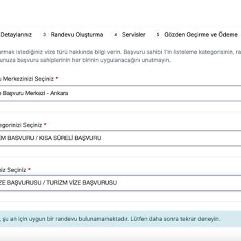 VFS Global Vize Alınamıyor, Muamele Hoş Değil.