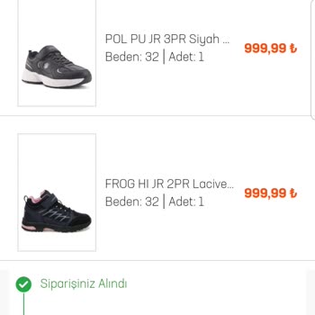 In Street İnternet Üzerinden Alımda Sipariş Gecikmesi