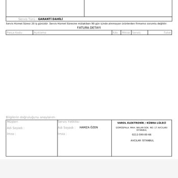 Onvo 85 İnç TV Ekran Hatası