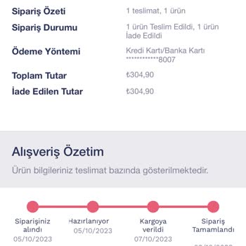 Penti Tüketicinin Oyalanıp, İade Yapılmaması.