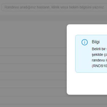 MHRS Randevu Alma Hatası Ve Çözüm Arayışı