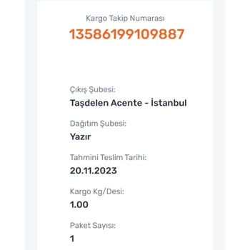 Sürat Kargo Yazır Şube Kargo Teslim Edilmiyor!