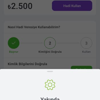 A101 Hadi Veresiye Limiti