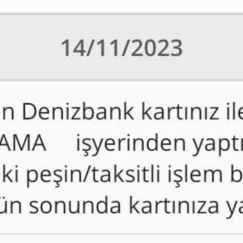 Denizbank Provizyondaki Tutarın İadesi