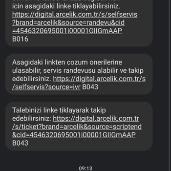 Arçelik Süpürge Makinesi Teknik Servis Çok Kötü - Tavsiye Edemiyorum