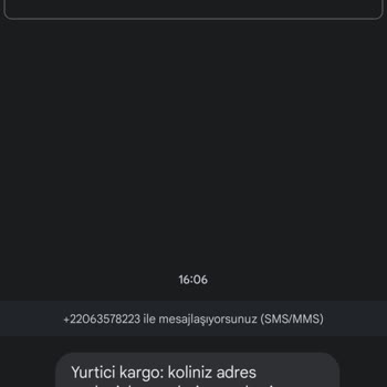 +220 Li Numaradan Adına SMS