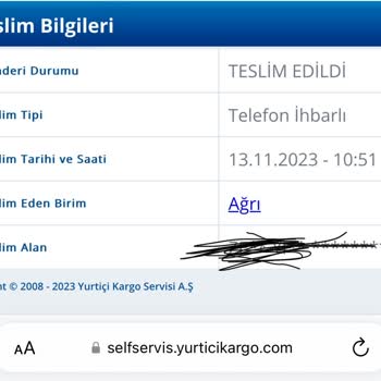 Yurtiçi Kargo Ağrı Şubesi BİLEREK Ve İSTEYEREK Kargomu Getirmiyorlar.