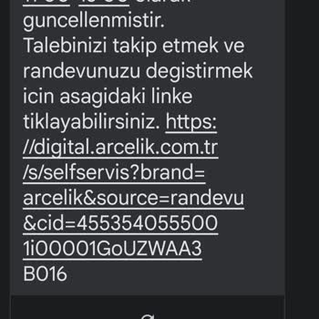 Arçelik Müşteri Hizmetlerinin İsim Bilgilerini Yanlış Girmesi