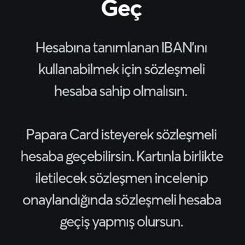 Papara IBAN Gözükmemesi Ve İsim